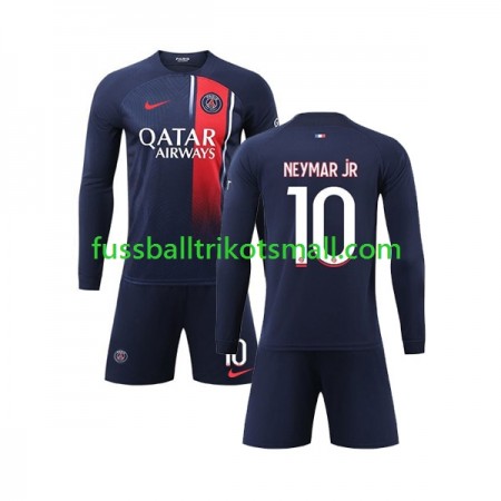 Fußballtrikots Paris Saint-Germain Neymar Jr Kinder 2023-2024 Langarm Heimtrikotsatz kaufen